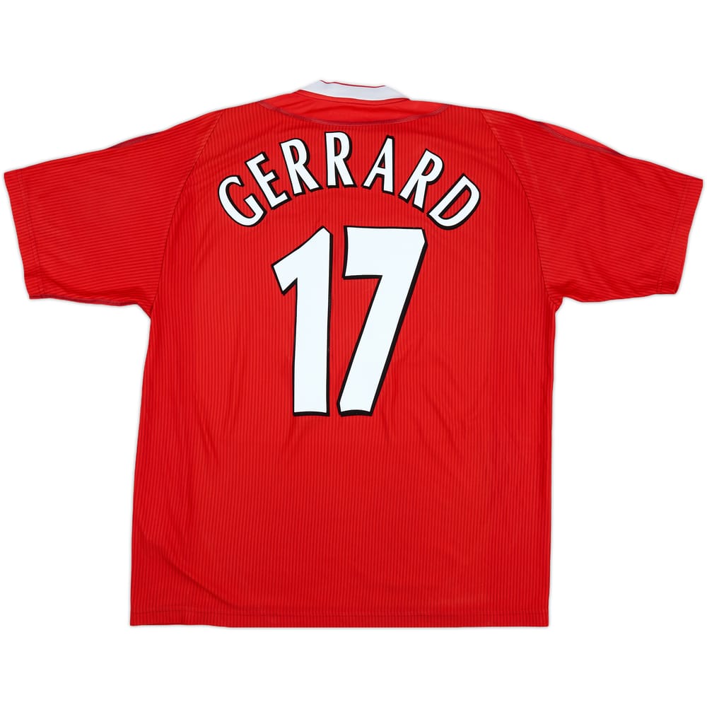2002-04 Liverpool Home Shirt Gerrard #17 - 5/10 - (L)