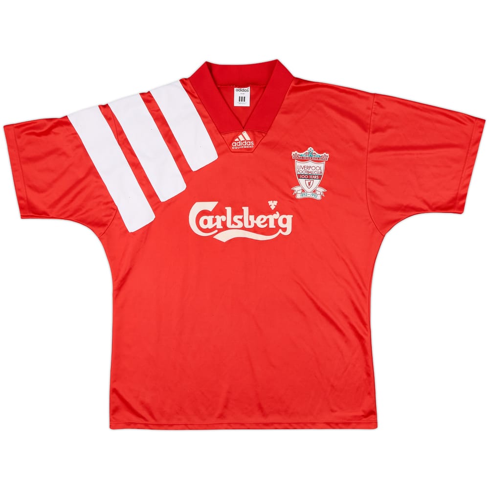 1992-93 Liverpool Centenary Home Shirt - 6/10 - (XL)