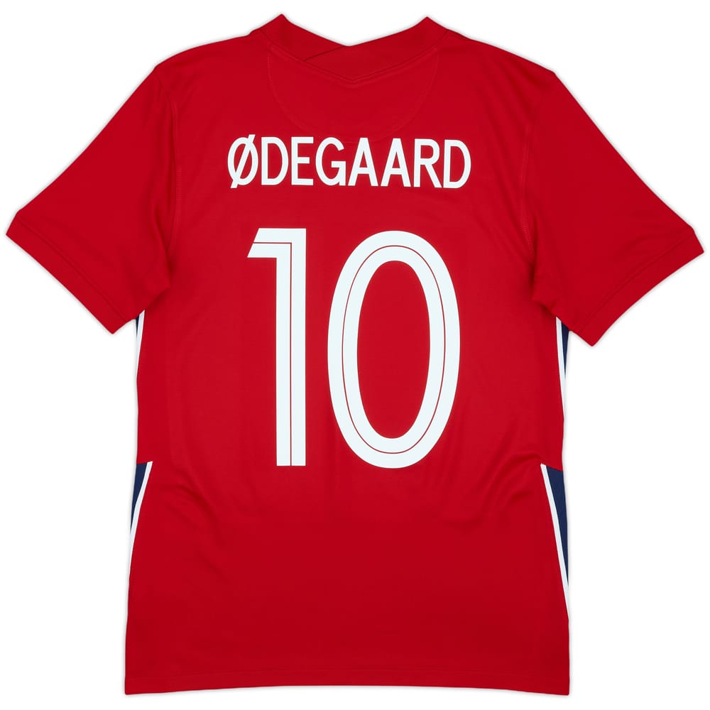 2020-22 Norway Home Shirt Odegaard #10 - 10/10 - (S)