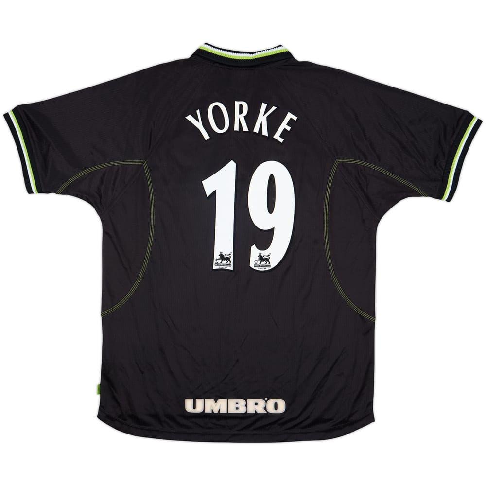 1998-99 Manchester United Third Shirt Yorke #19 - 8/10 - (XL)