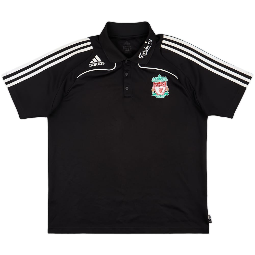 2008-09 Liverpool adidas Polo Shirt - 8/10 - (L)
