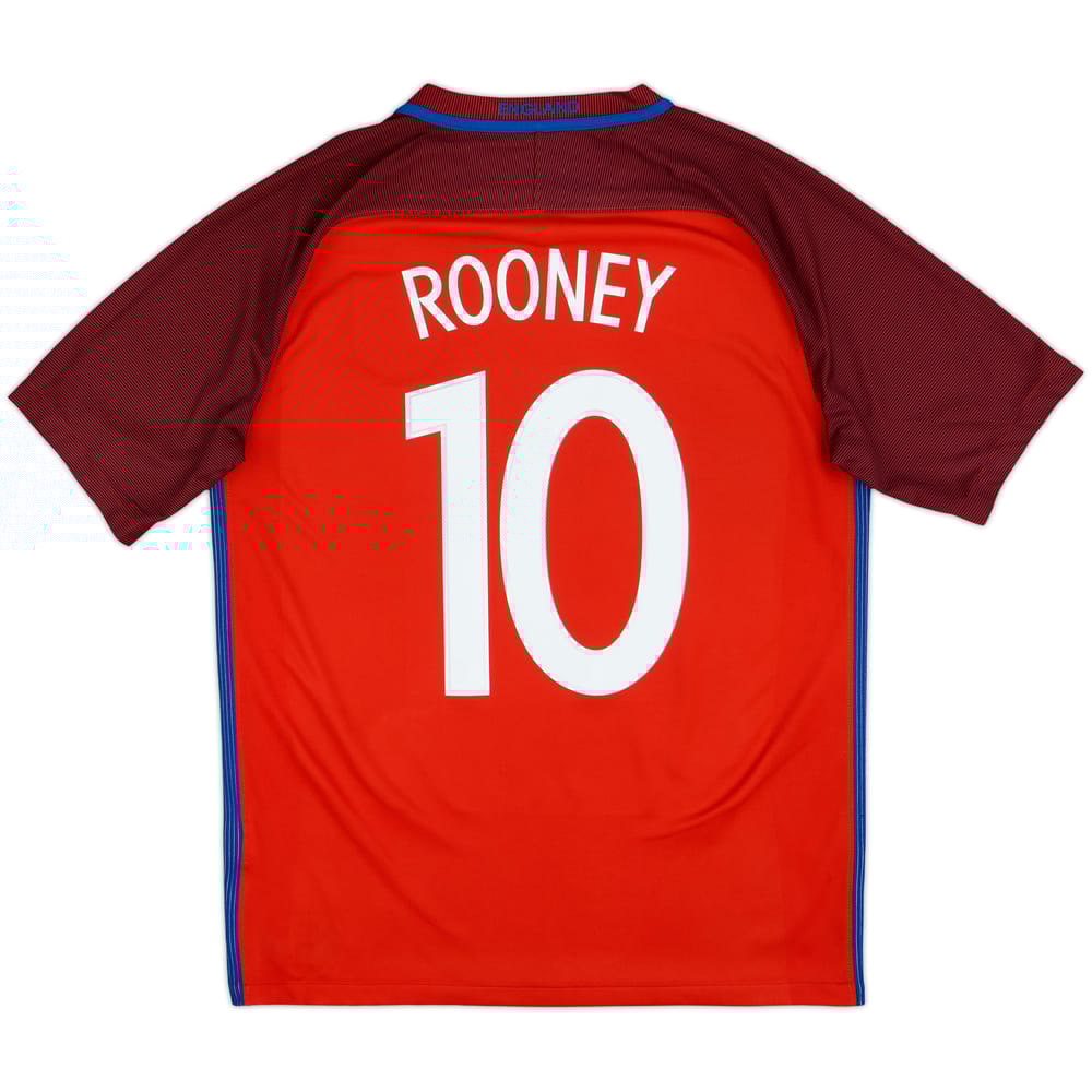 2016-17 England Away Shirt Rooney #10 - 5/10 - (M)