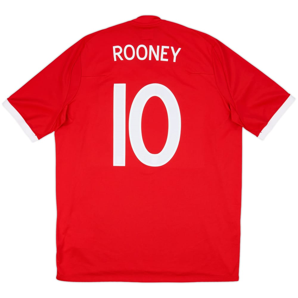 2010-11 England Away Shirt Rooney #10 - 8/10 - (XL)