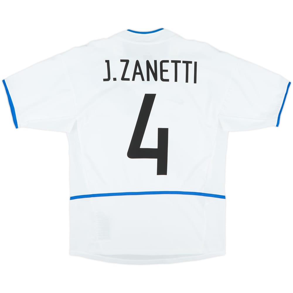 2002-03 Inter Milan Away Shirt Zanetti #4 - 8/10 - (S)