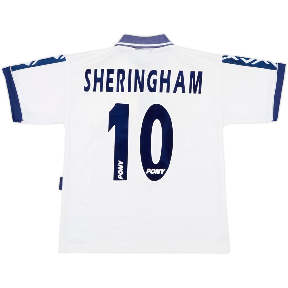 1995-97 Tottenham Home Shirt Sheringham #10 - 8/10 - (S)