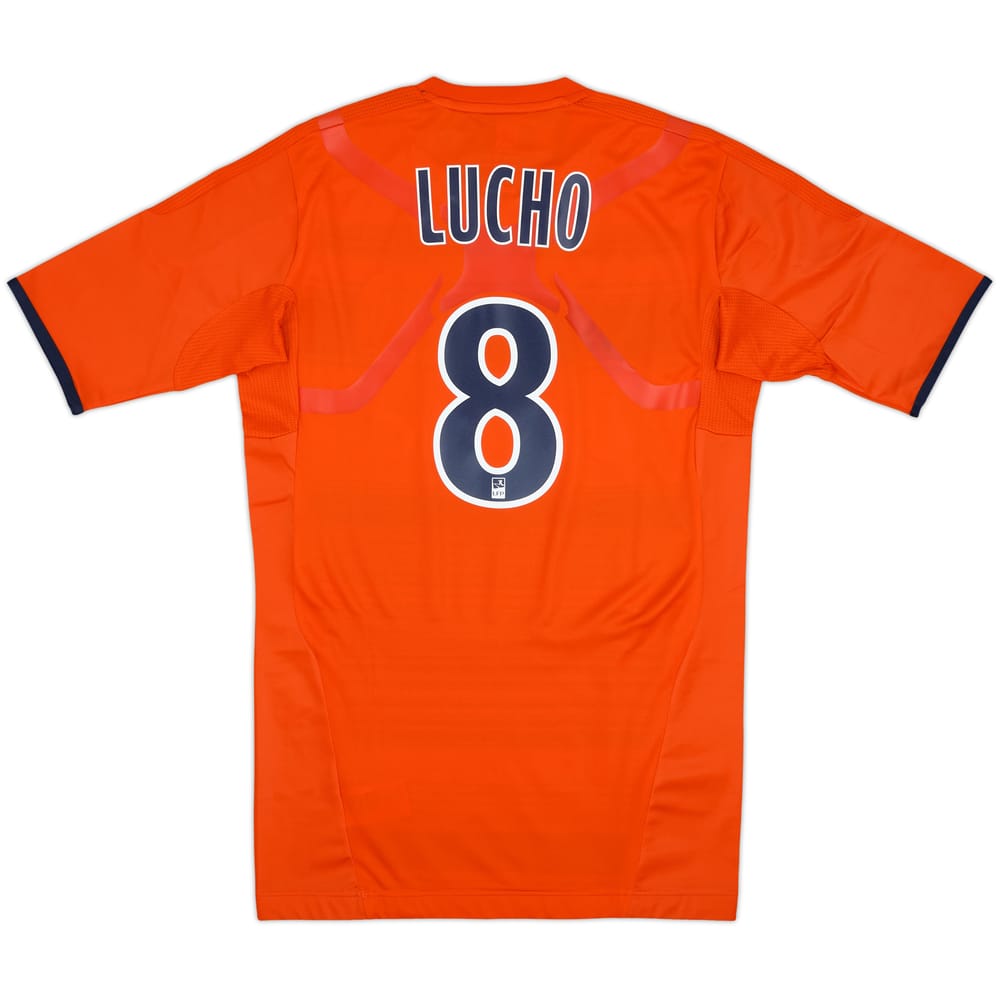 2011-12 Olympique Marseille Player Issue TechFit Third Shirt Lucho #8 (XL)