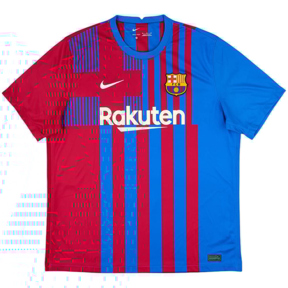 2021-22 Barcelona Home Shirt - 10/10 - (XL)