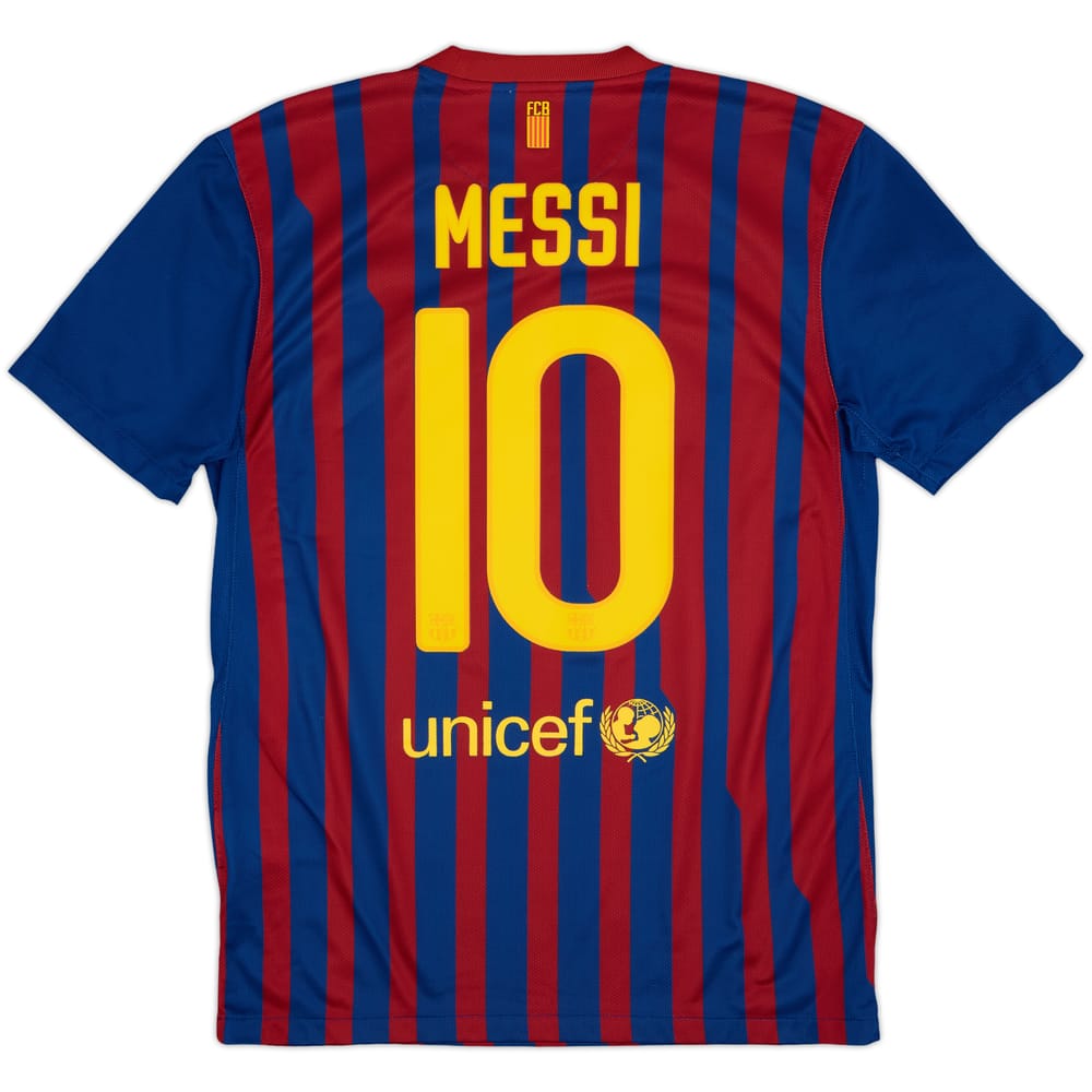 2011-12 Barcelona Home Shirt Messi #10 - 7/10 - (M)