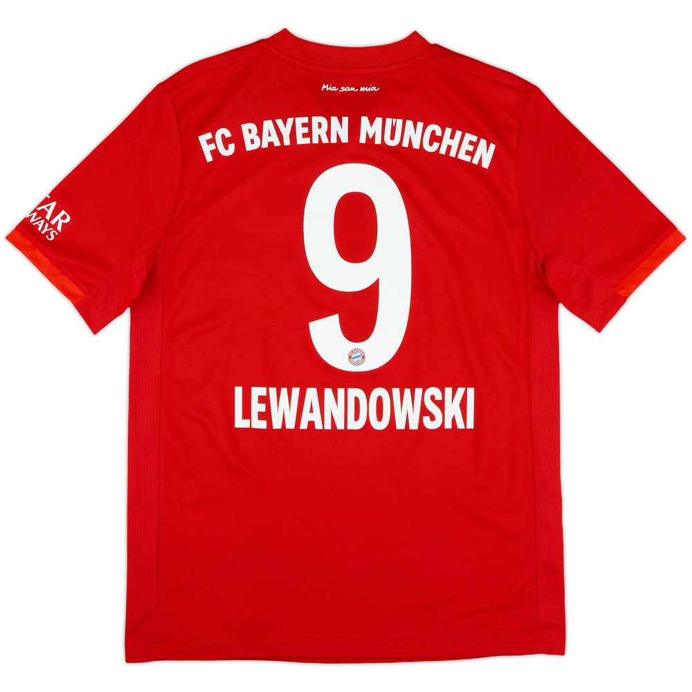 2019-20 Bayern Munich Home Shirt Lewandowski #9 - 9/10 - (XL.Boys)