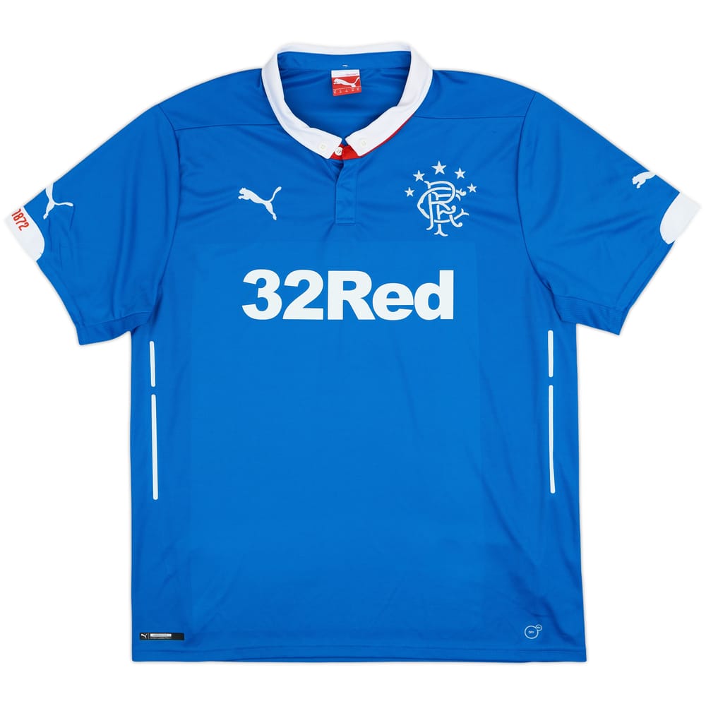 2014-15 Rangers Home Shirt - 9/10 - (XL)