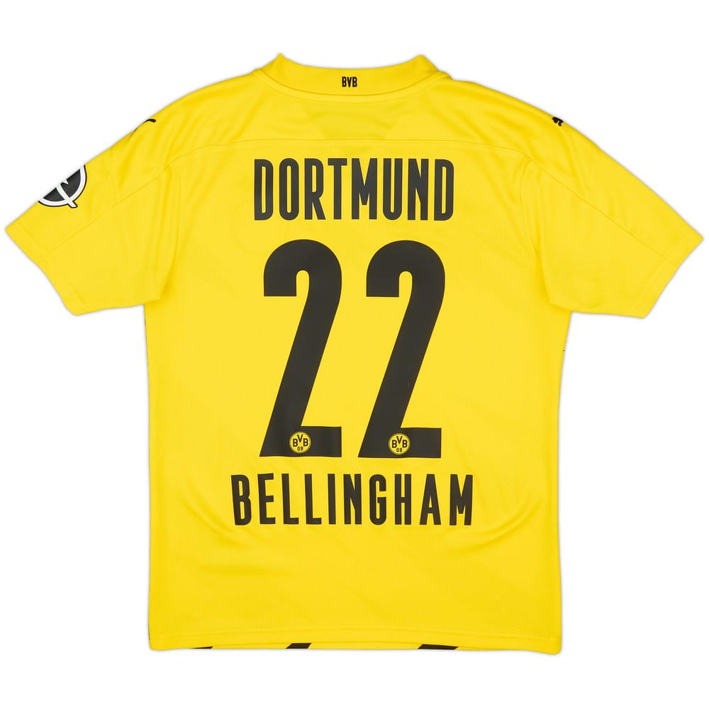 2020-21 Borussia Dortmund Home Shirt Bellingham #22 - 8/10 - (S)