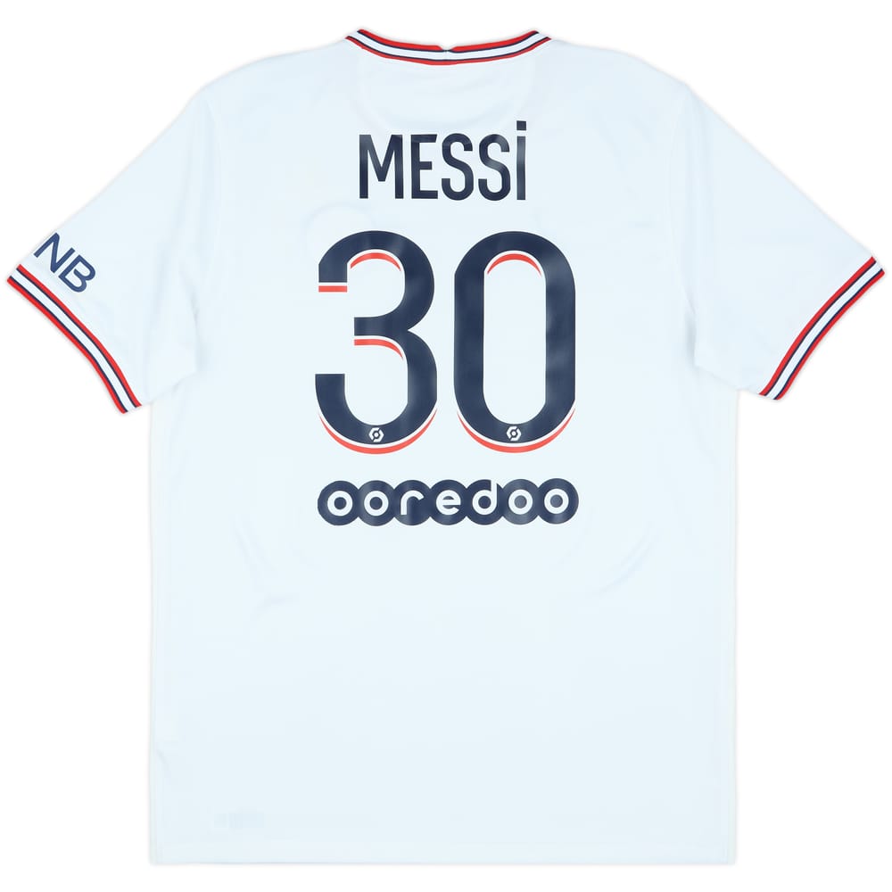 2021-22 Paris Saint-Germain Fourth Shirt Messi #30 - 9/10 - (L)