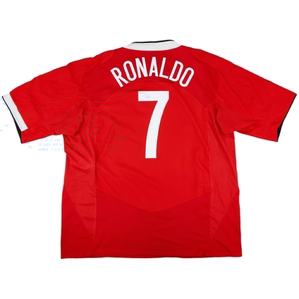 2004-06 Manchester United Home Shirt Ronaldo #7 - 9/10 - (3XL)