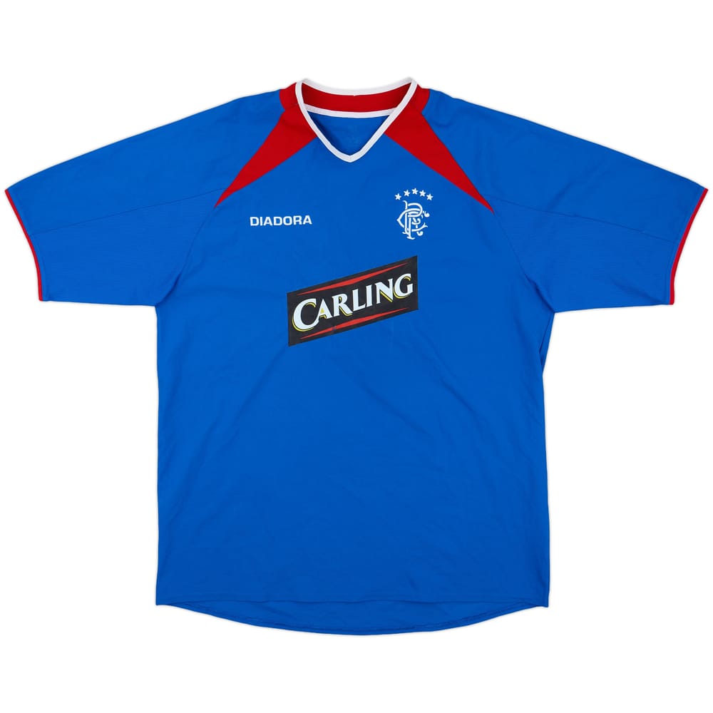 2003-05 Rangers Home Shirt - 8/10 - (XL)