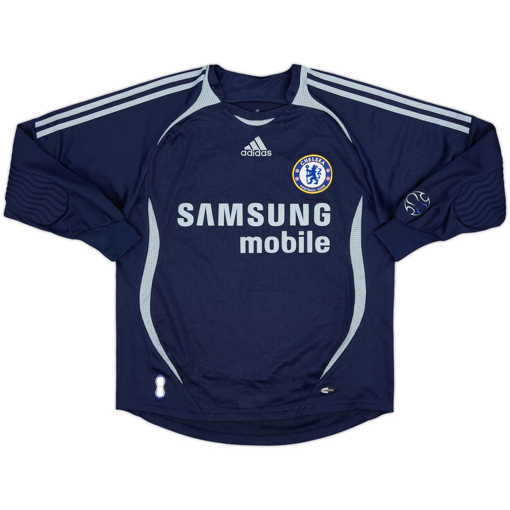 2006-08 Chelsea Blue GK Shirt - 8/10 - (XL.Boys)