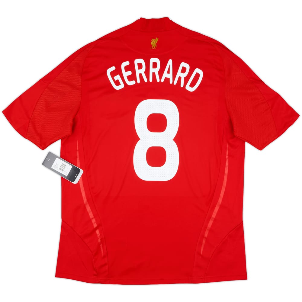 2008-10 Liverpool Home Shirt Gerrard #8 (L)