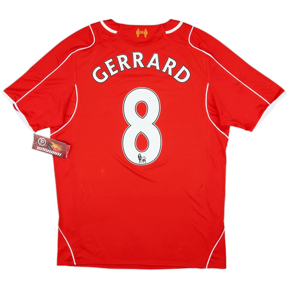 2014-15 Liverpool Home Shirt Gerrard #8 (M)