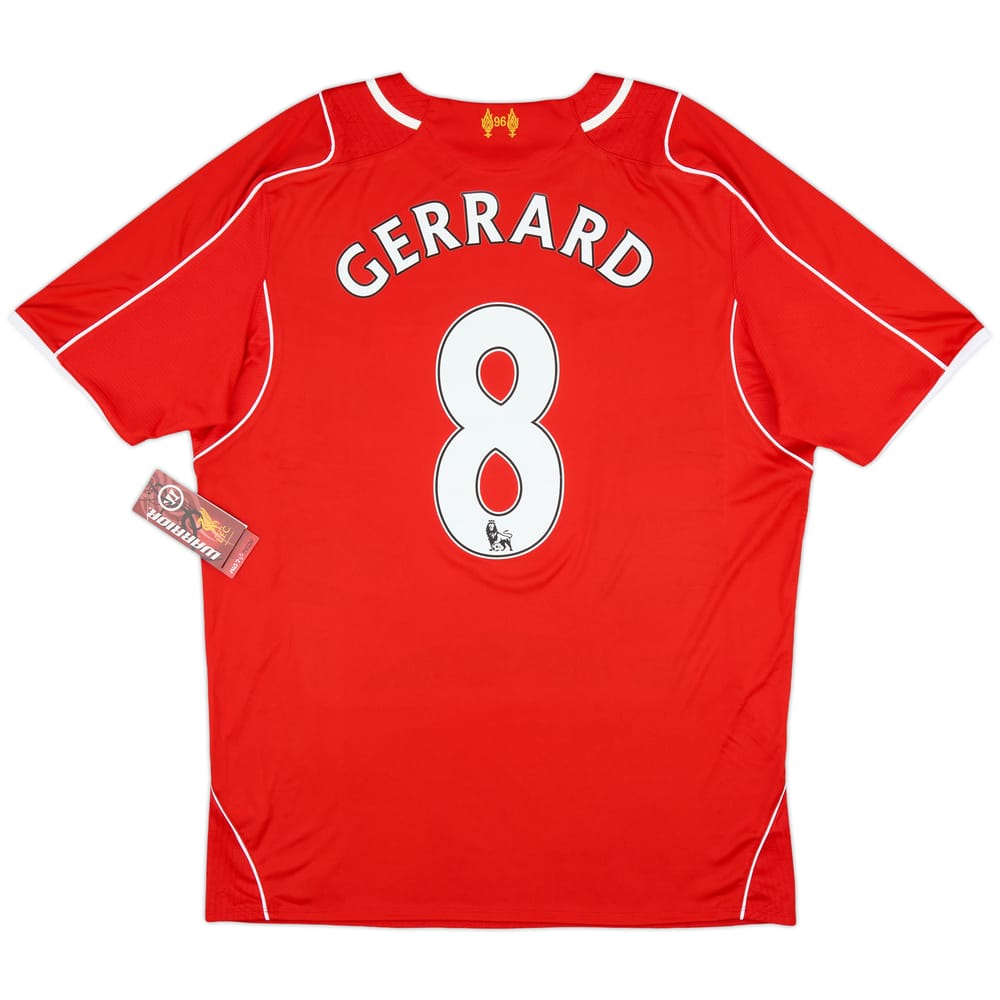 2014-15 Liverpool Home Shirt Gerrard #8 (S)