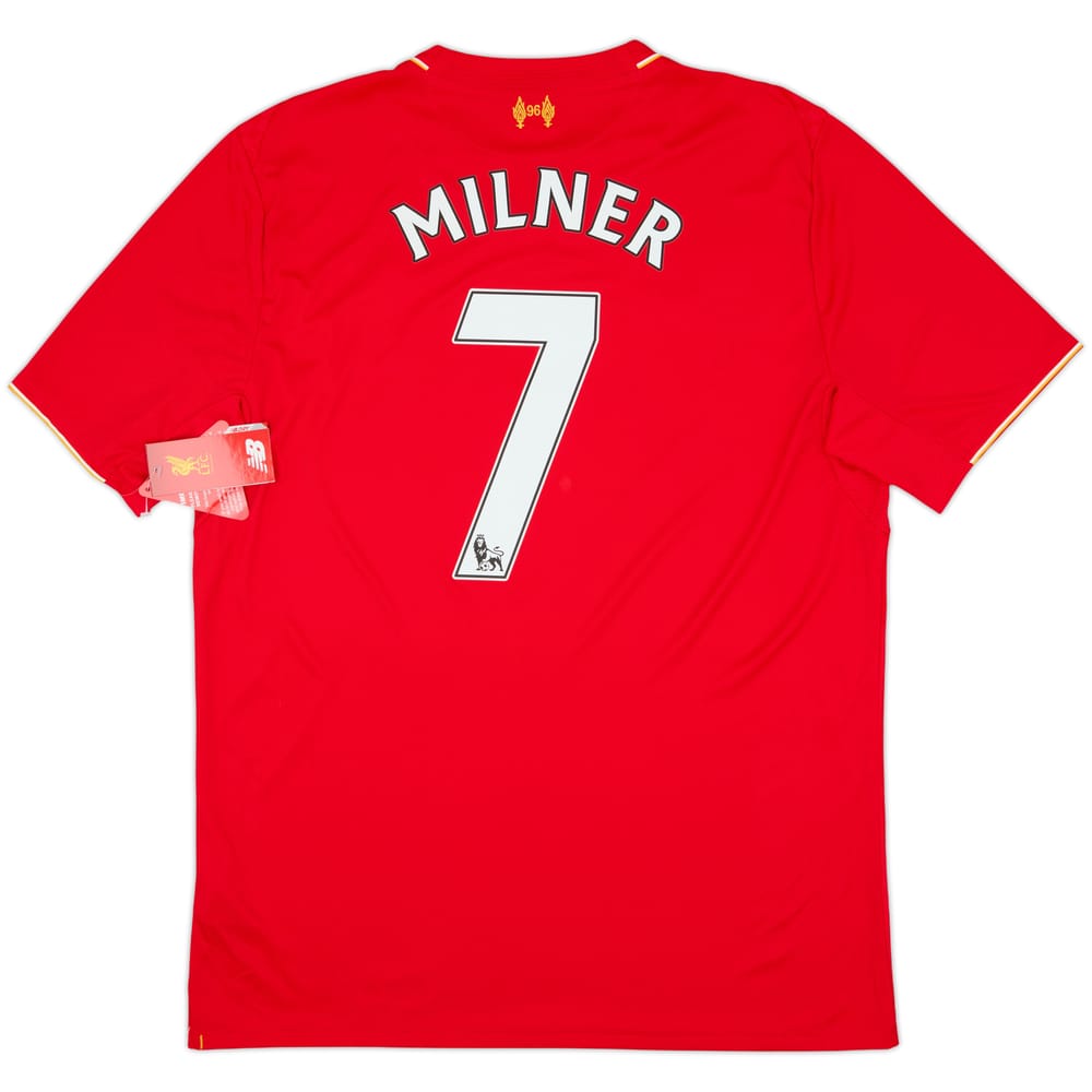2015-16 Liverpool Home Shirt Milner #7 (L)