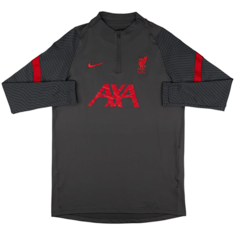 2020-21 Liverpool Nike 1/4 Zip Drill Top - 10/10 - (L)