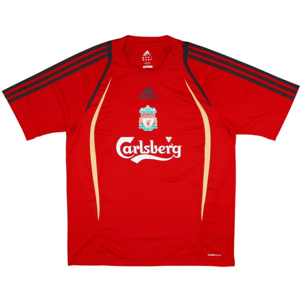 2009-10 Liverpool adidas Training Shirt - 9/10 - (L)