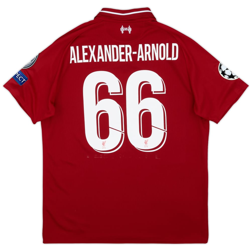 2018-19 Liverpool Home Shirt Alexander-Arnold #66 - 7/10 - (S)