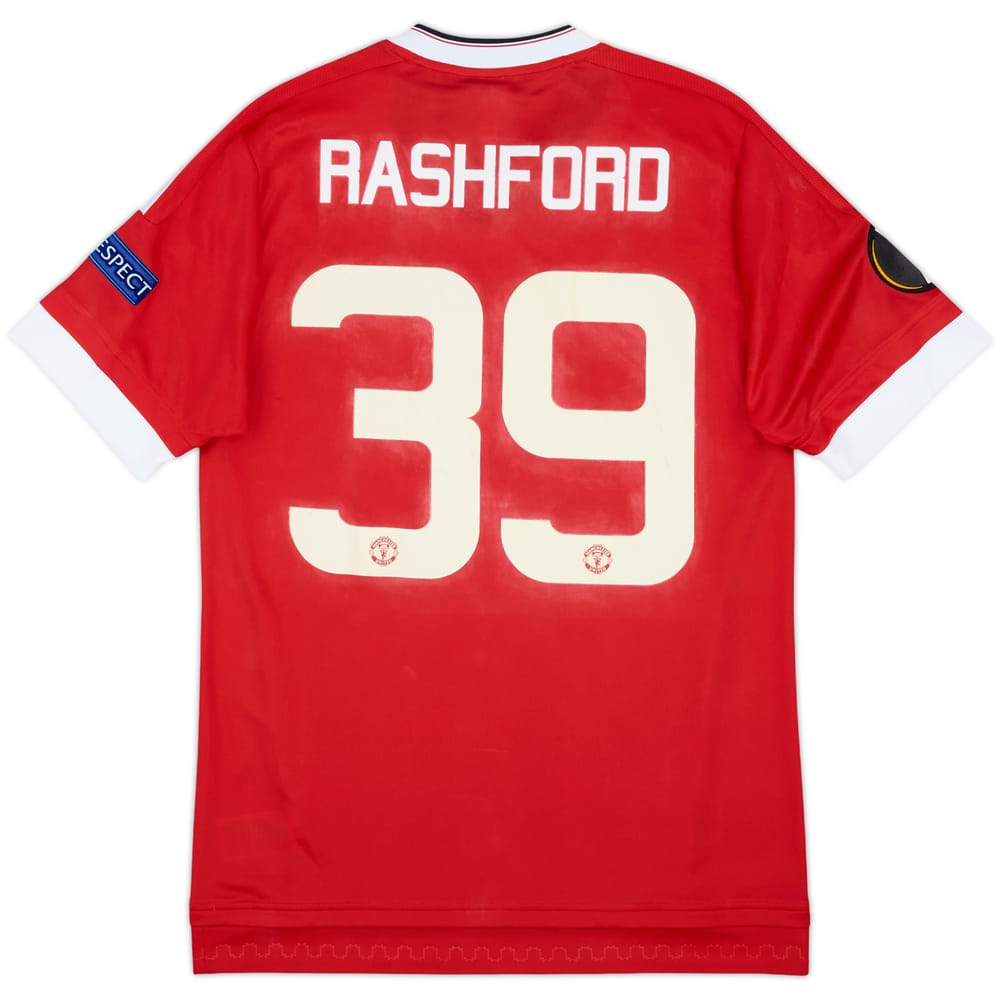2015-16 Manchester United Player Issue Home Shirt Rashford #39 (M/L)