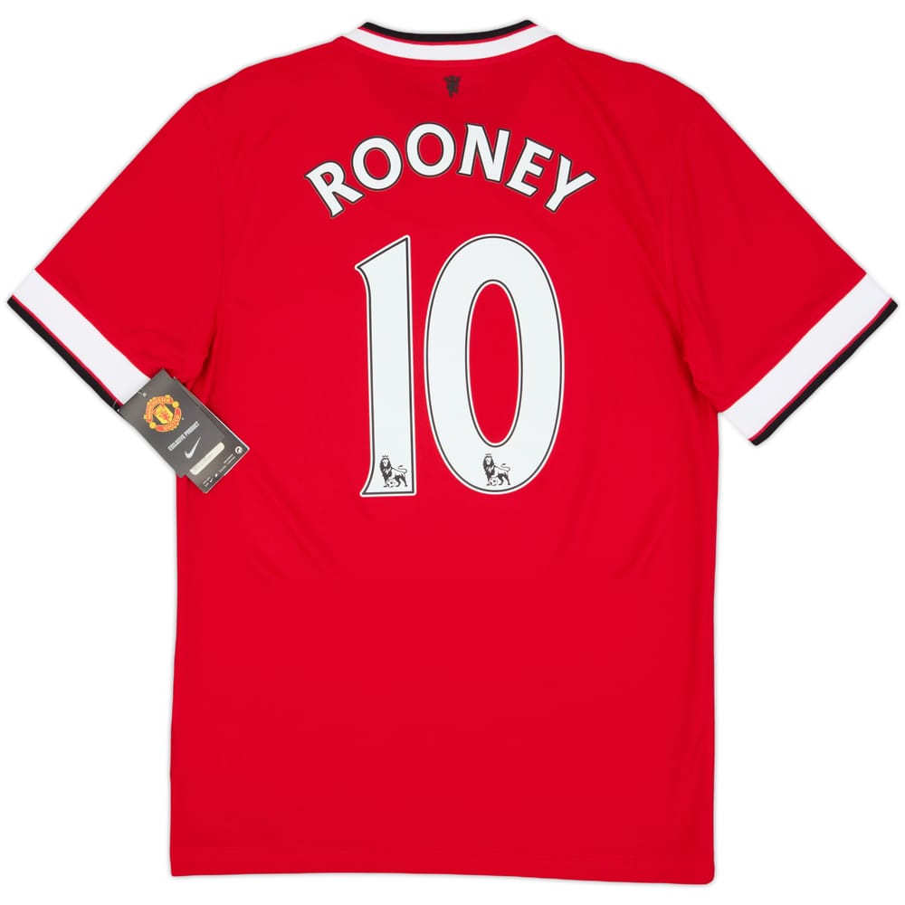 2014-15 Manchester United Home Shirt Rooney #10 (S)