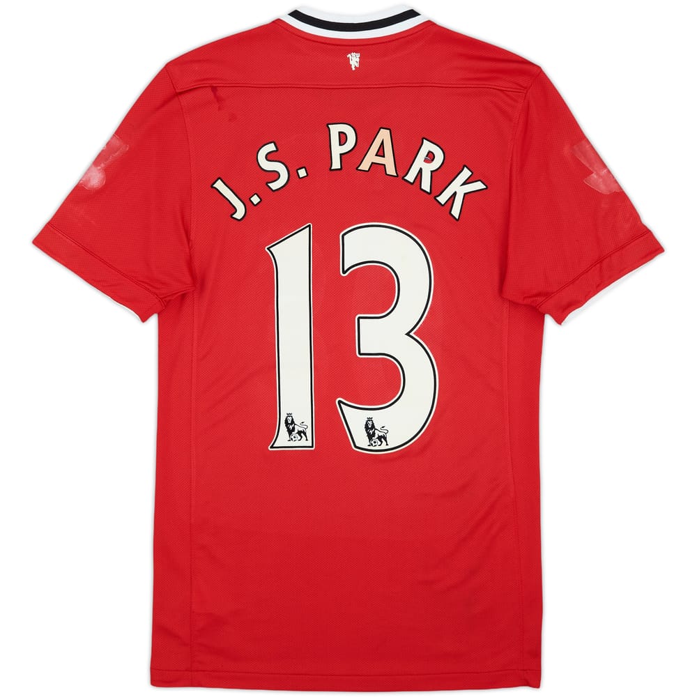 2011-12 Manchester United Home Shirt J.S.Park #13 - 5/10 - (S)