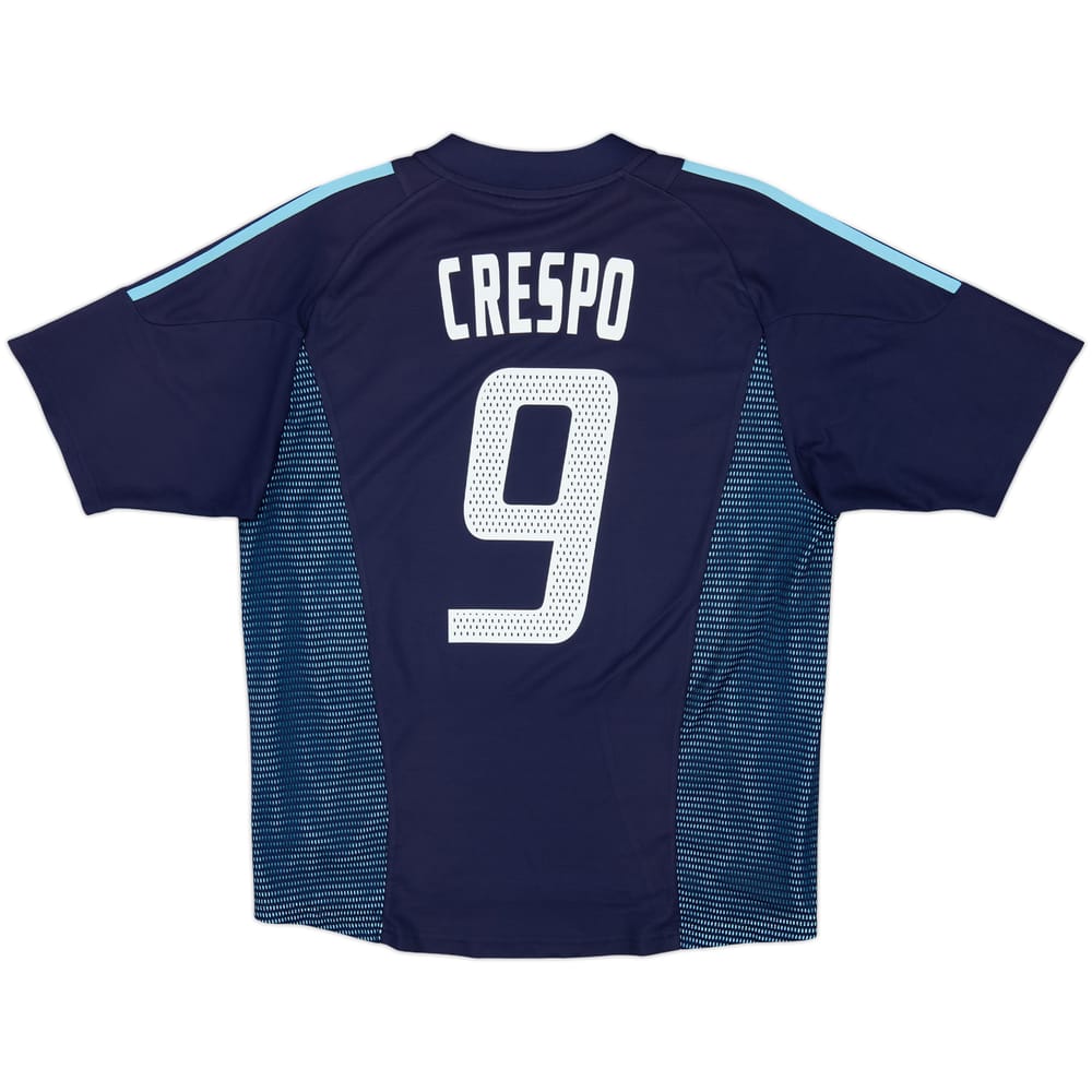 2002-04 Argentina Away Shirt Crespo #9 - 7/10 - (M)