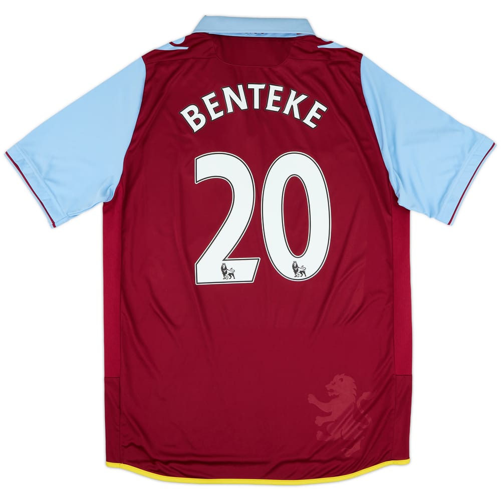 2012-13 Aston Villa Home Shirt Benteke #20 - 6/10 - (L)