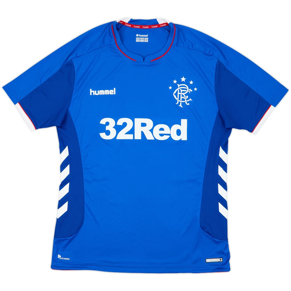 2018-19 Rangers Home Shirt - 9/10 - (XL)