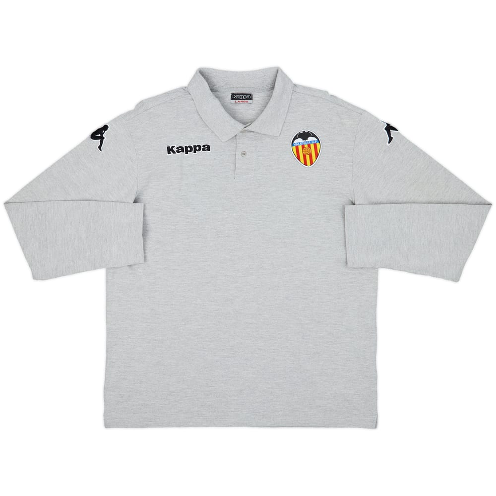 2009-10 Valencia Kappa Polo L/S Shirt - 8/10 - (L)