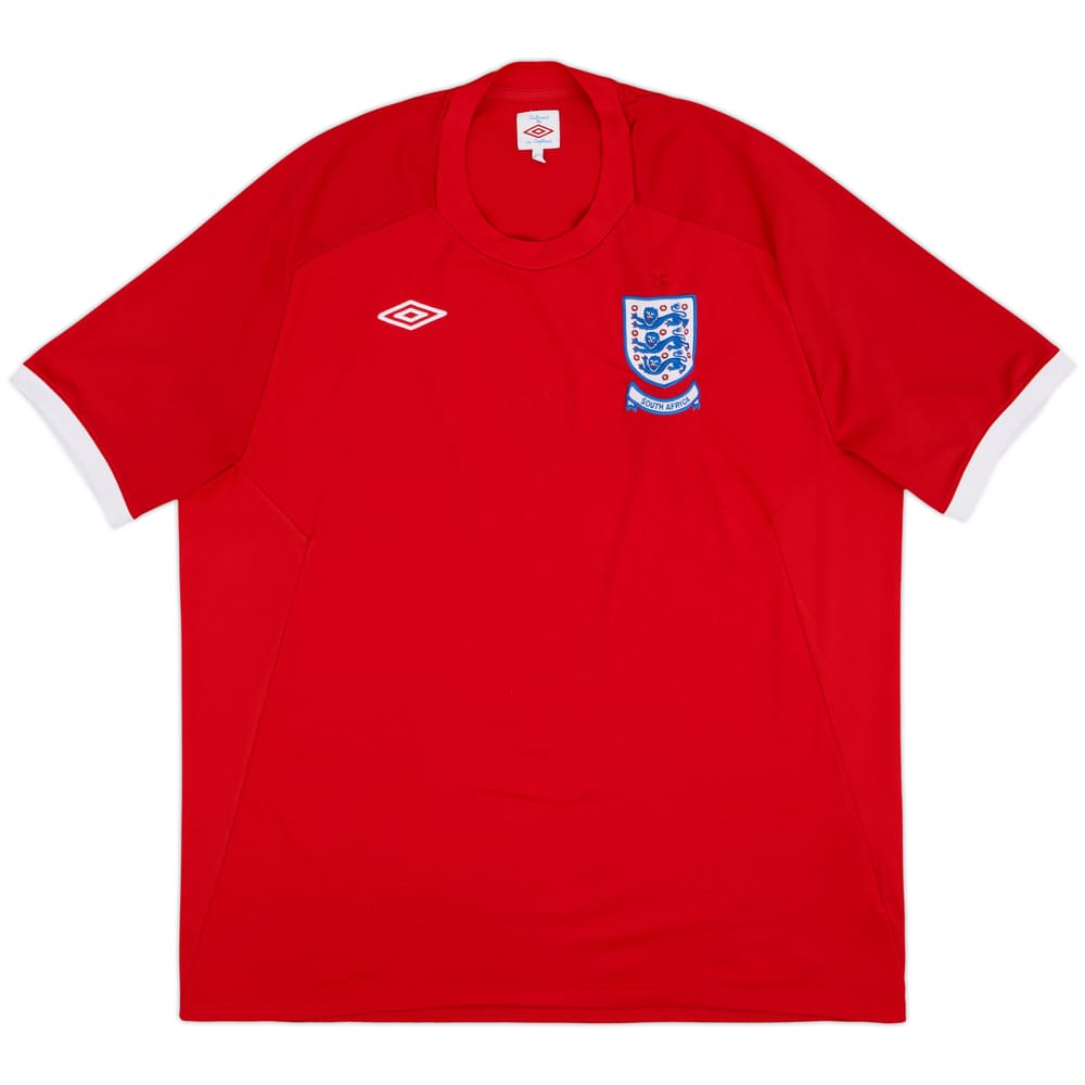 2010-11 England 'South Africa' Away Shirt - 8/10 - (3XL)