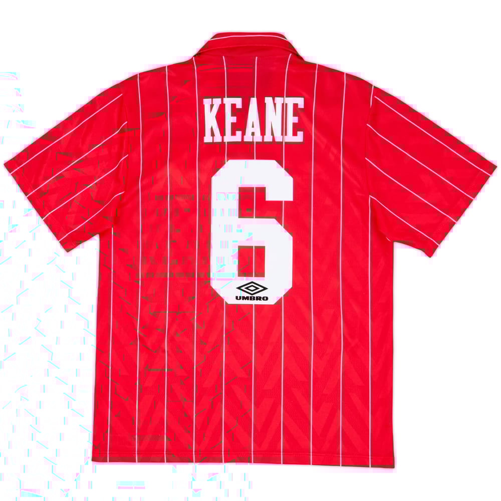 1992-94 Nottingham Forest Home Shirt Keane #6 - 8/10 - (M)
