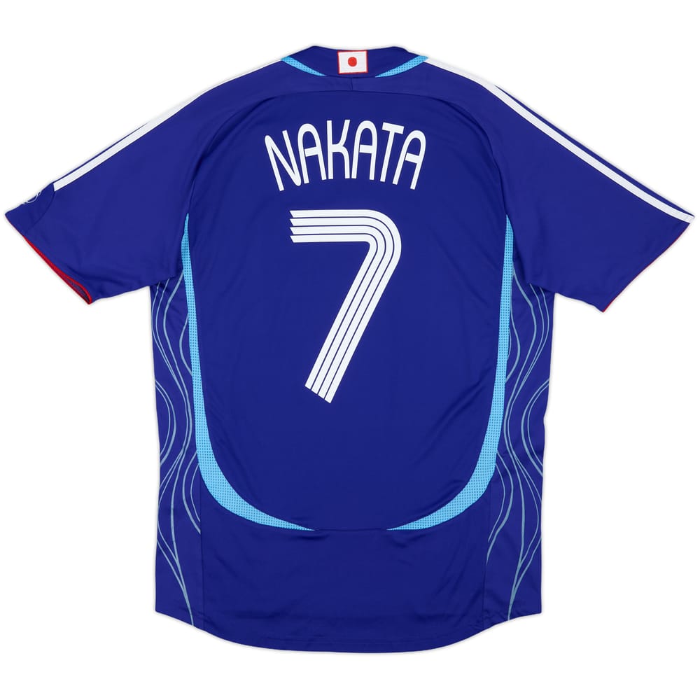 2006-08 Japan Home Shirt Nakata #7 - 8/10 - (L)