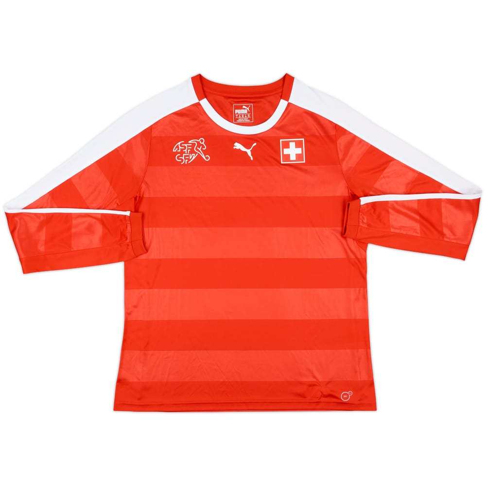 2016-17 Switzerland Home L/S Shirt - 10/10 - (Women's L)