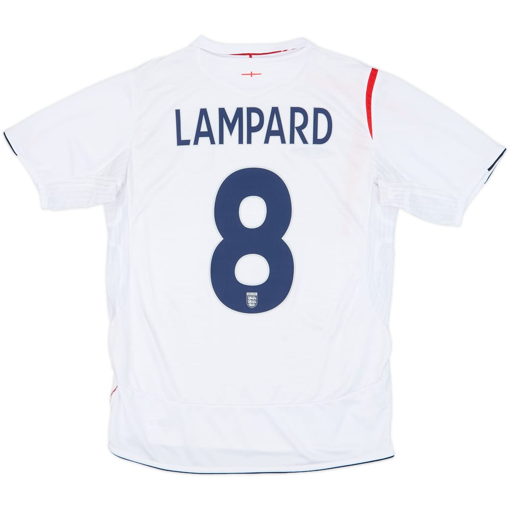 2005-07 England Home Shirt Lampard #8 - 8/10 - (M)