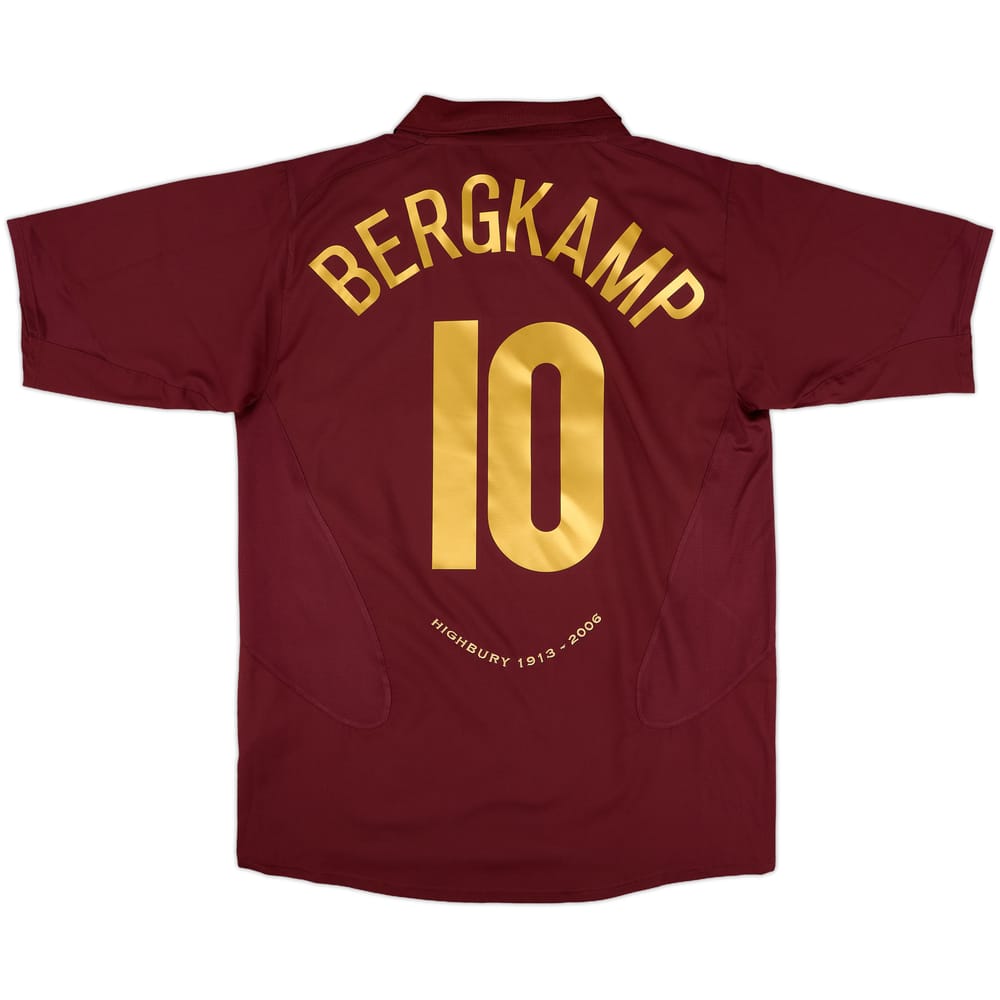 2005-06 Arsenal Home Shirt Bergkamp #10 - 10/10 - (L)