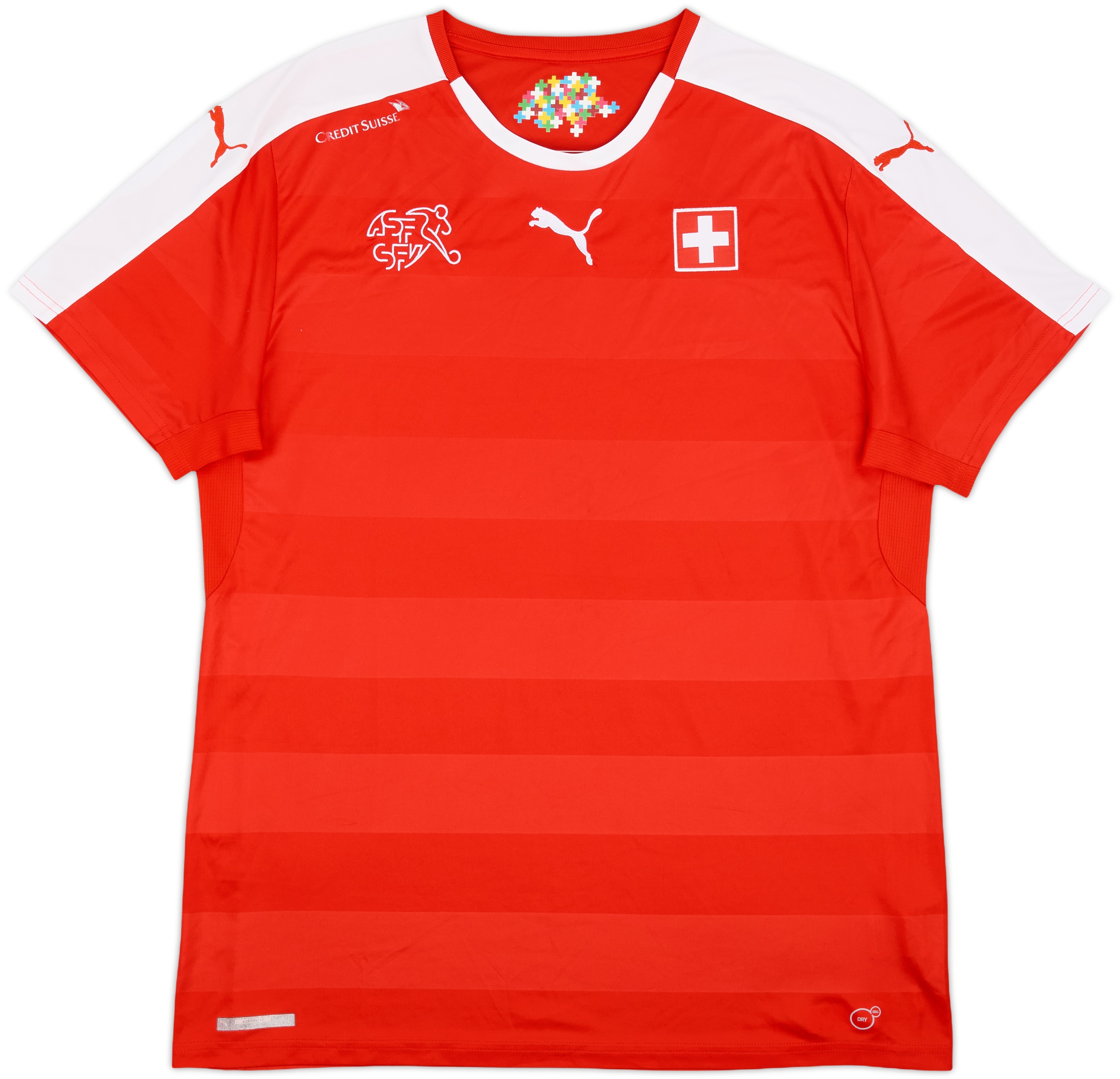 2016-17 Switzerland Home Shirt - 8/10 - (XL)