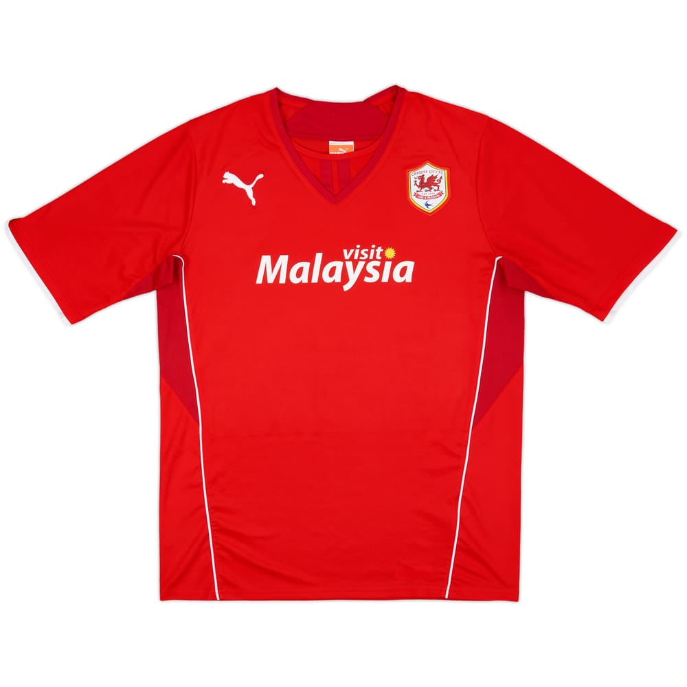 2013-14 Cardiff Home Shirt - 7/10 - (L)