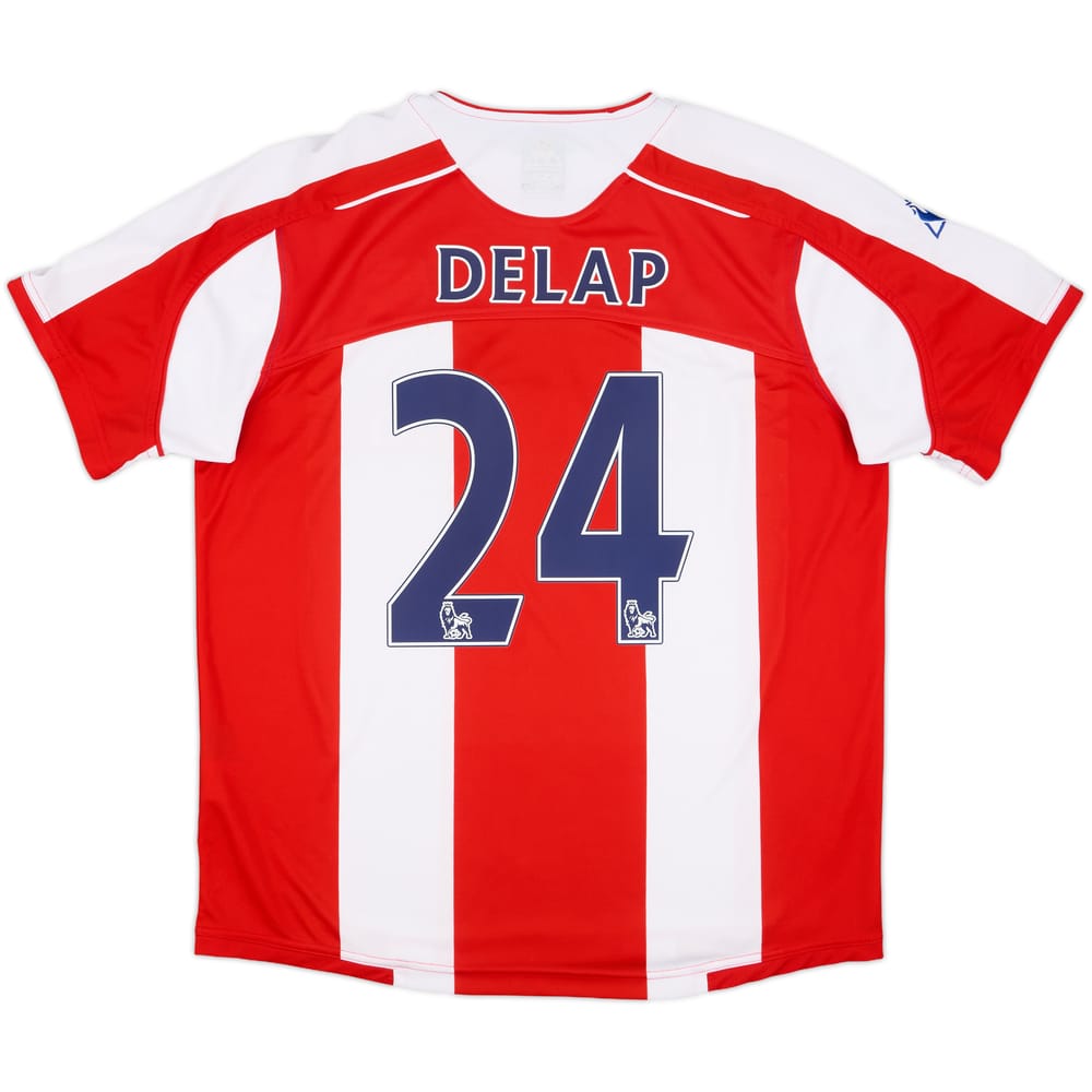 2008-09 Stoke City Home Shirt Delap #24 - 5/10 - (L)