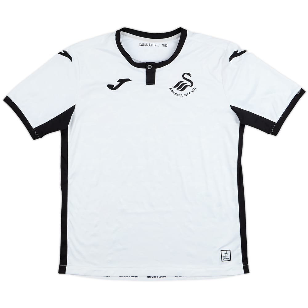 2019-20 Swansea Home Shirt - 7/10 - (L.Boys)