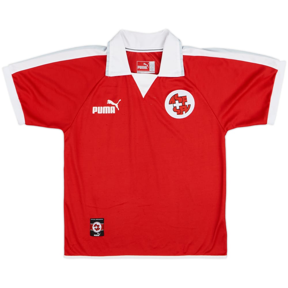 2002-04 Switzerland Home Shirt - 8/10 - (L.Boys)