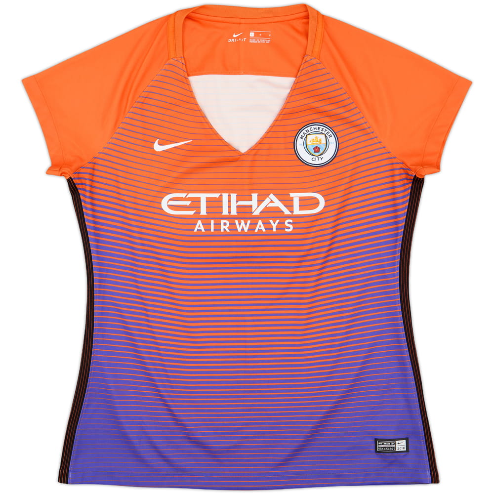 2016-17 Manchester City Third Shirt - 9/10 - (Women's L)