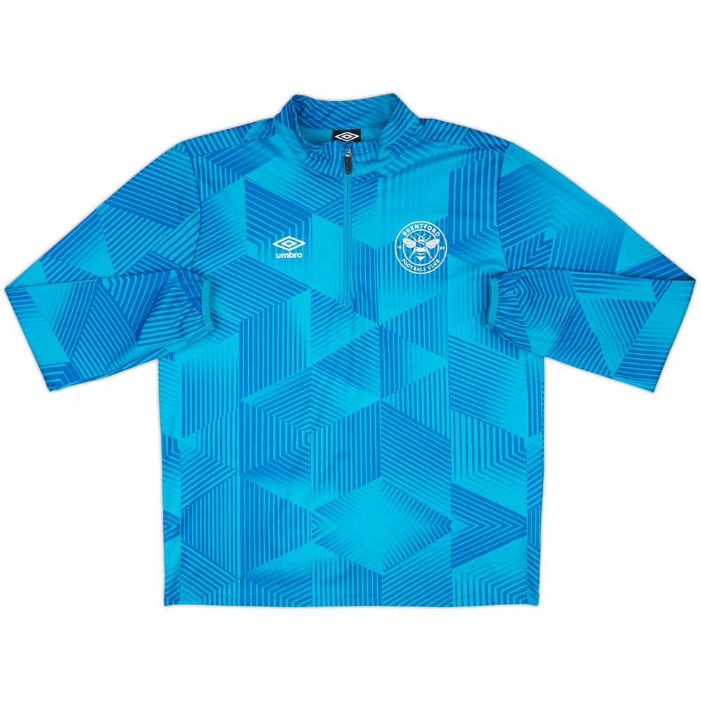 2020-21 Brentford Umbro 1/4 Zip Training Top - 9/10 - (M)