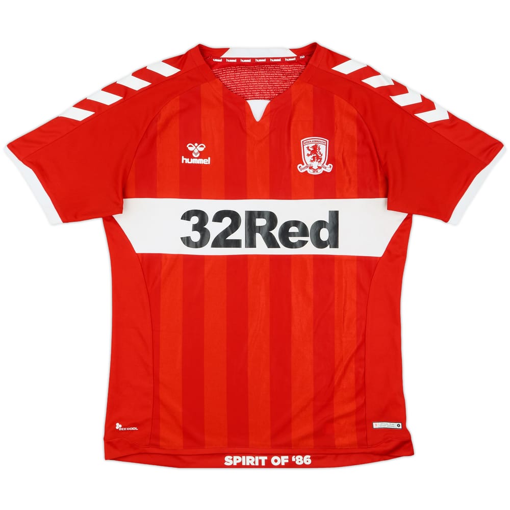 2020-21 Middlesbrough Home Shirt - 5/10 - (XL)
