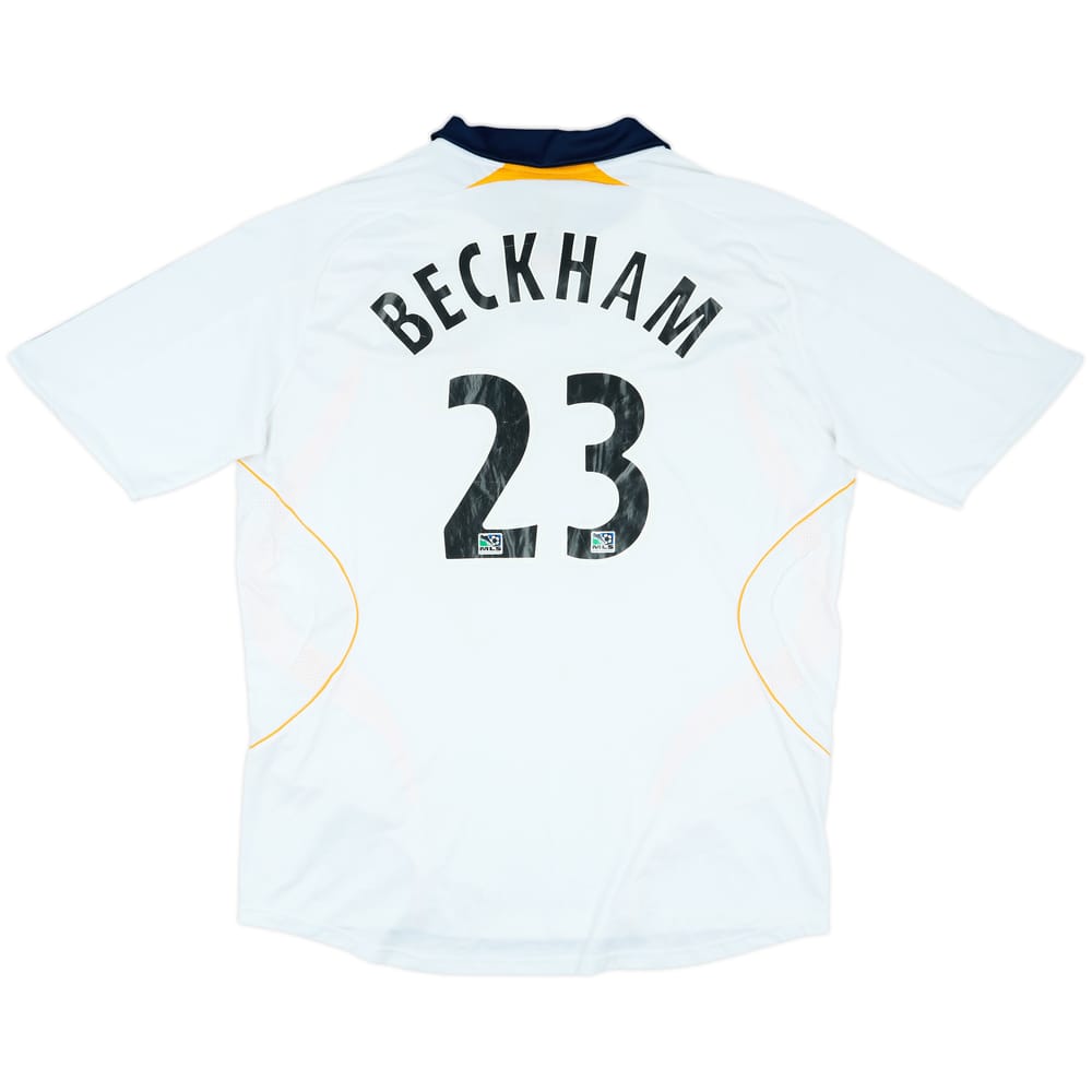 2007-08 LA Galaxy Home Shirt Beckham #23 - 4/10 - (XXL)