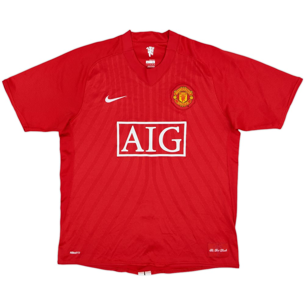 2007-09 Manchester United Home Shirt Ronaldo #7 - 6/10 - (L)