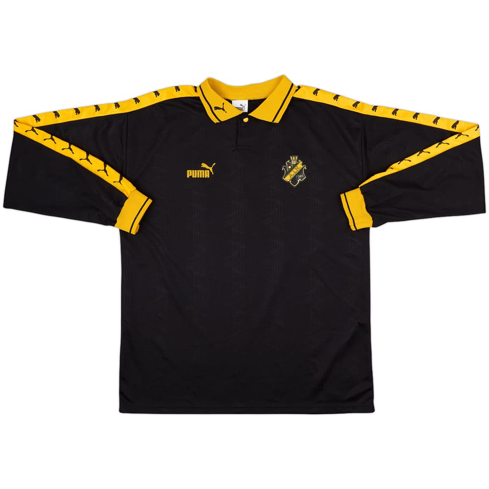 1995 AIK Stockholm Home L/S Shirt - 9/10 - (XL)